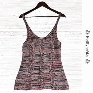 BILLABONG Women’s Size M Sweater Tank Top Shirt Sleeveless Knit Style Boho